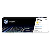 HP 203A CF542A- Amarillo- Cartucho Tóner Original- de 1.300 páginas- para impresoras HP Color LaserJet Pro serie 254…